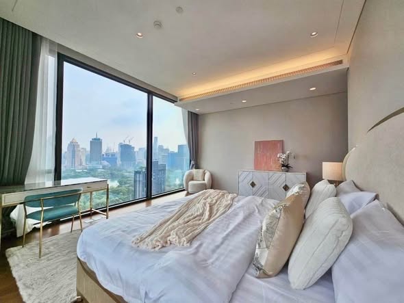 bedroom of The Residences at Sindhorn Kempinski Hotel Bangkok