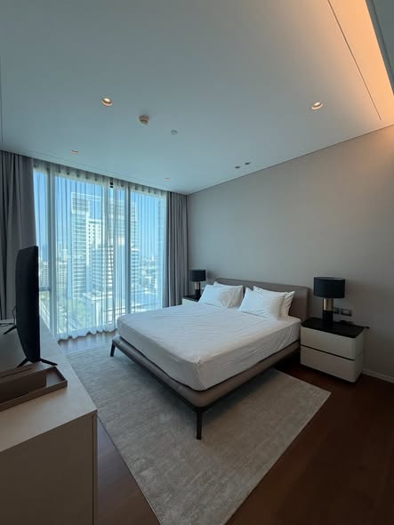 bedroom of The Residences at Sindhorn Kempinski Hotel Bangkok