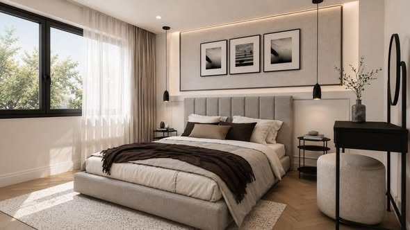 bedroom of The Ritz-Carlton Residences, Bangkok