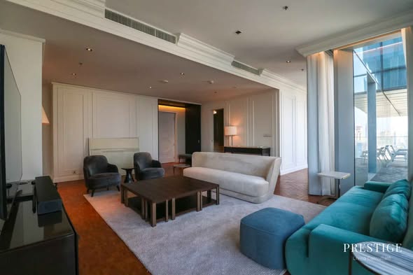 bedroom and living room of The Ritz-Carlton Residences, Bangkok