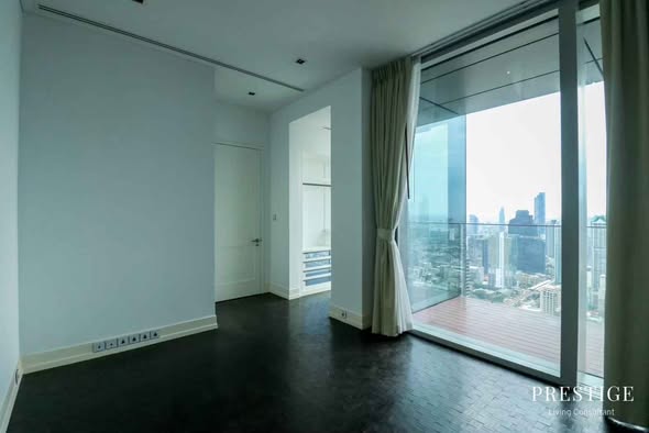 bedroom and room interior of The Ritz-Carlton Residences, Bangkok