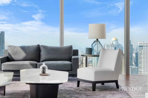 living room of The Ritz-Carlton Residences, Bangkok