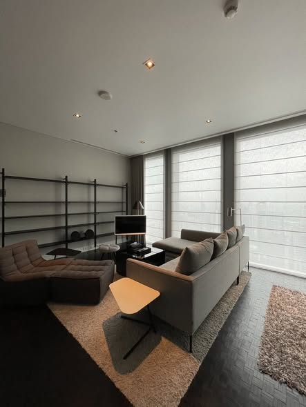 living room and room interior of The Ritz-Carlton Residences, Bangkok