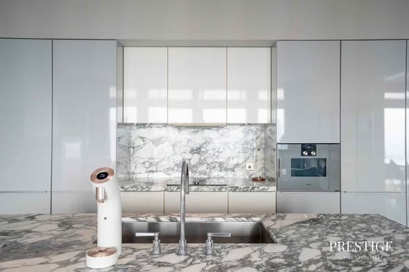 room interior and bathroom and kitchen of The Ritz-Carlton Residences, Bangkok