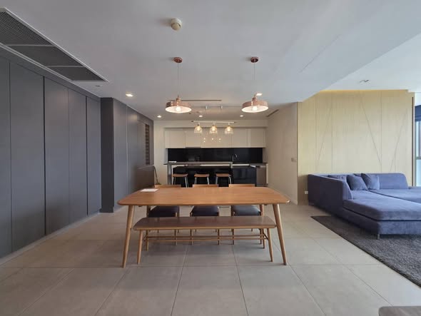living room and room interior of The River Condominium