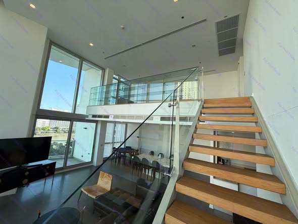 room interior of The River Condominium