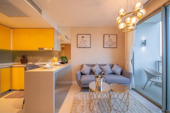 living room of The Riviera Jomtien