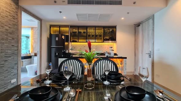 kitchen of The Riviera Monaco เดอะ ริเวียร่า โมนาโค