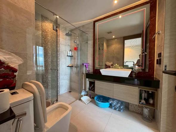bathroom of The Riviera Ocean Drive