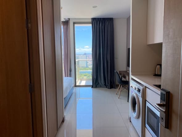 bedroom of The Riviera Wongamat Beach : เดอะ ริเวียร่า วงศ์อมาตย์ บีช