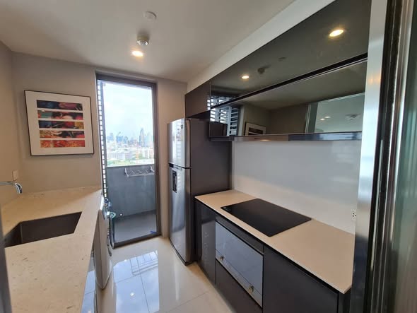 room interior and bathroom and kitchen of The Room Rama 4