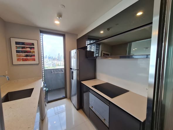 room interior and bathroom and kitchen of The Room Rama 4
