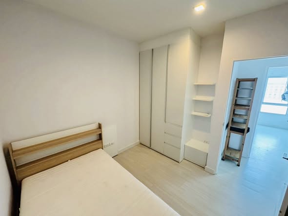 bedroom and room interior of The Room Ratchada-Ladprao