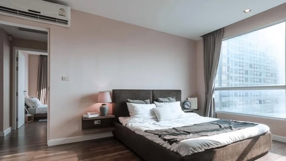 bedroom of The Room Sathon-Taksin