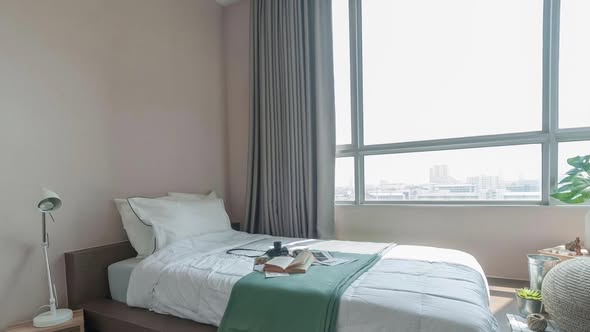bedroom of The Room Sathon-Taksin