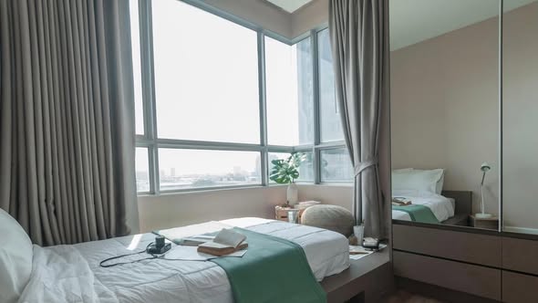 bedroom of The Room Sathon-Taksin