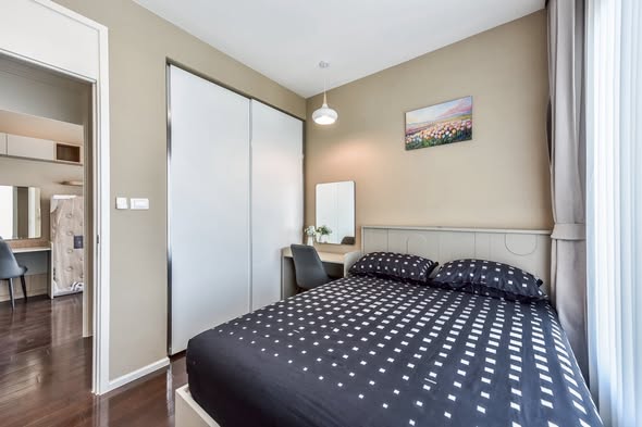 bedroom of The Saint Residences