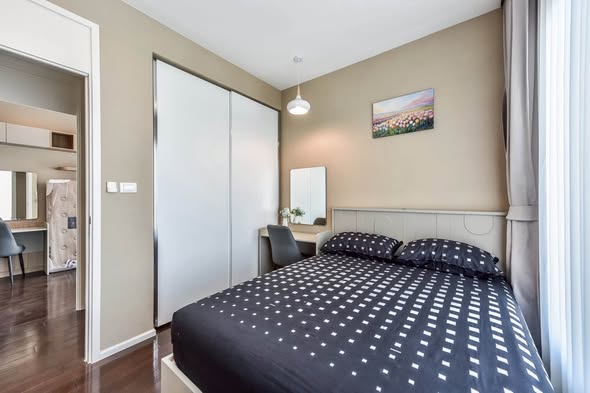 bedroom of The Saint Residences