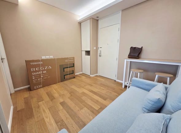 bedroom and living room of The Saint Residences
