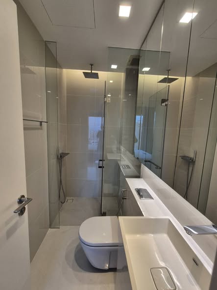 room interior and bathroom of The Saint Residences