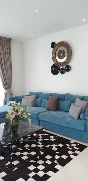 living room of The Sanctuary Wong Amat : เดอะ แซงชัวรี วงศ์อมาตย์