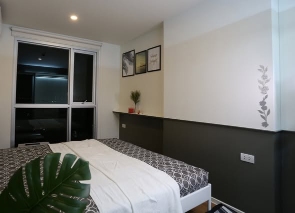 bedroom of The Selected Kaset-Ngamwongwan by LPN