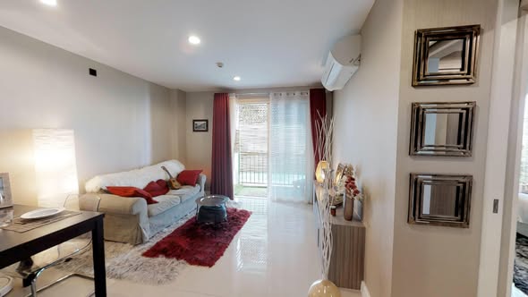 bedroom and living room of The Series Udomsuk