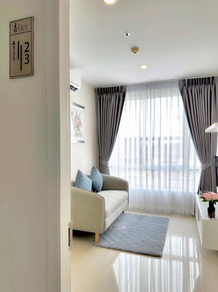 living room and bedroom and room interior of The Sky Sukhumvit