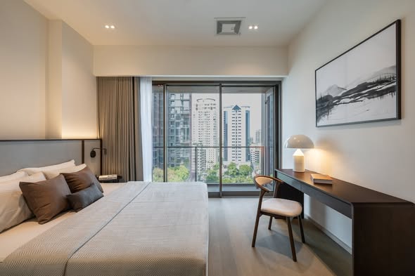 bedroom of The Strand Thonglor