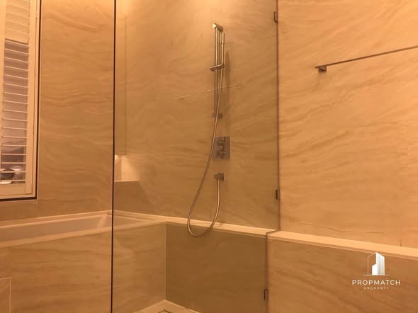 room interior and bathroom of The Strand Thonglor