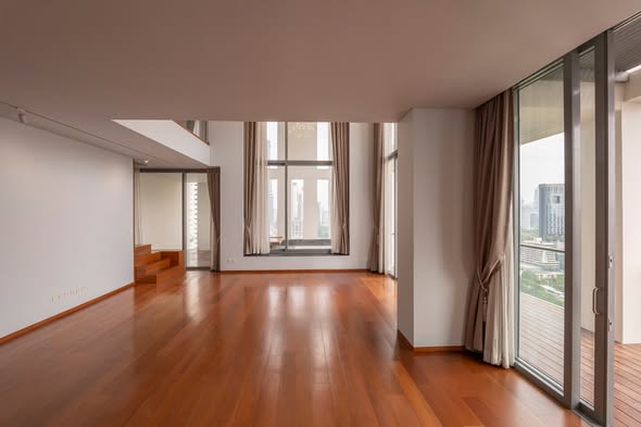bedroom and room interior of The Sukhothai Residences