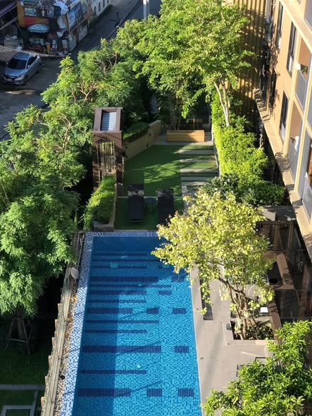 fire escape and pool of The Tree On nut Station