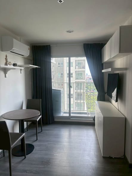 living room and bedroom and room interior of The Trust Condo @BTS Erawan