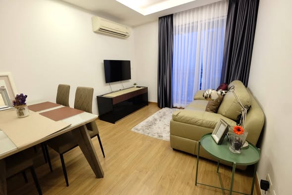 living room and bedroom and room interior of Thru Thong Lor