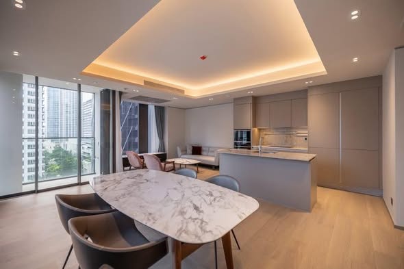 kitchen of Tonson One Residence ต้นสน วัน เรสซิเดนซ์