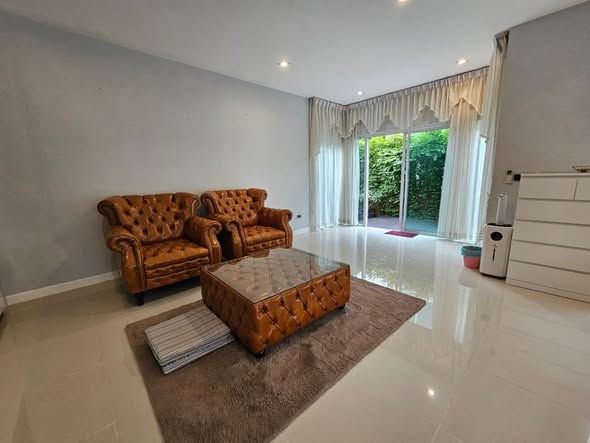 living room and bedroom of Two Grande Monaco Bangna – Wongwaen