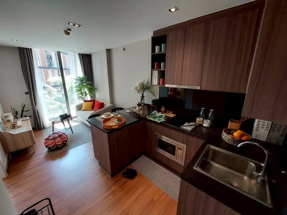 kitchen of U CHAROEN RESIDENCE TOWN IN TOWN