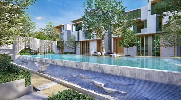 pool of Ultra luxury Condo