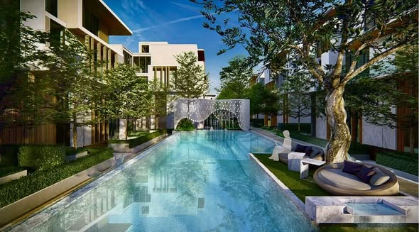 pool of Ultra luxury Condo