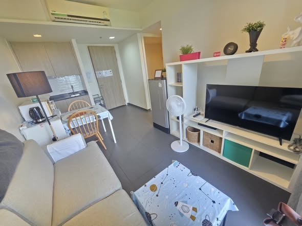 living room and bedroom of Unixx South Pattaya