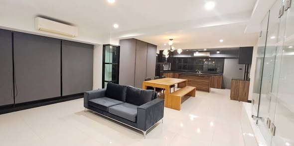 living room and room interior of Urban Space Apartment