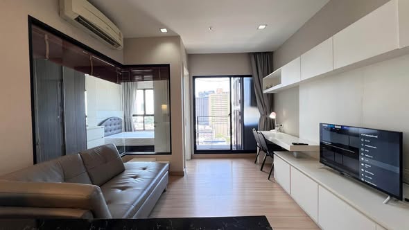 living room and bedroom and room interior of Urbano Absolute Sathon-Taksin