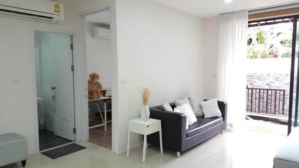 living room and bedroom of เออร์บาโน่ รามคำแหง (Urbano Ramkhamhaeng)