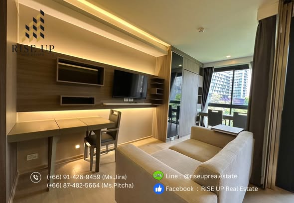 living room and bedroom of URBITIA Thonglor