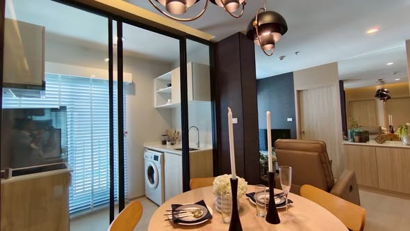 room interior of V Condo Salaya