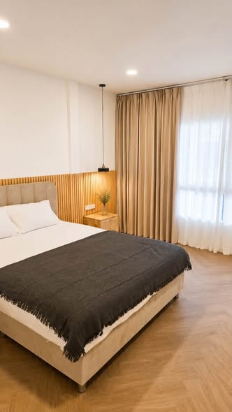 bedroom of vertico townhome
