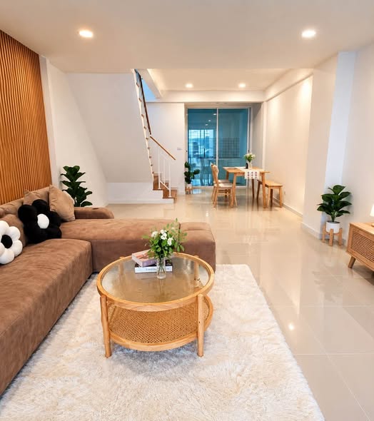 living room of vertico townhome