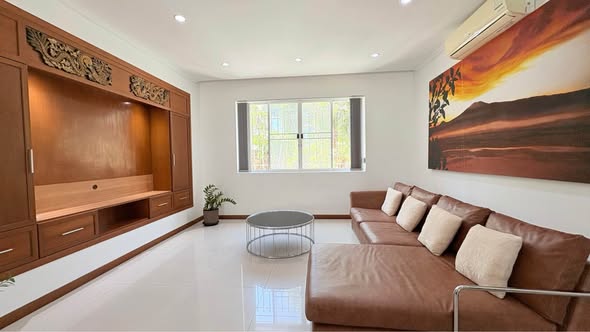 living room of เธอมาพัก พูลวิลล่า พัทยา Villa Pattaya