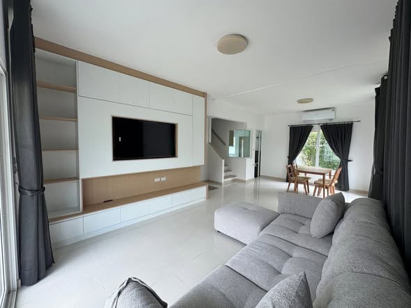 living room and bedroom and room interior of Villaggio 3 Srinakarin-Bangna