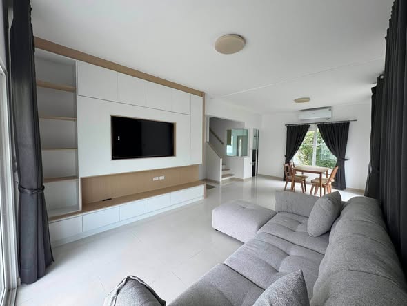 living room and bedroom and room interior of Villaggio Srinakarin